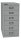 BISLEY MultiDrawer™ L296 Schubladenschrank silber 6 Schubladen 27,8 x 38,0 x 59,0 cm, 1 St.