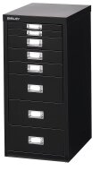 BISLEY MultiDrawer™ L298 Schubladenschrank schwarz 8 Schubladen 27,8 x 38,0 x 59,0 cm, 1 St.