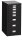 BISLEY MultiDrawer™ L298 Schubladenschrank schwarz 8 Schubladen 27,8 x 38,0 x 59,0 cm, 1 St.