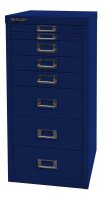 BISLEY MultiDrawer™ L298 Schubladenschrank oxfordblau 8 Schubladen 27,8 x 38,0 x 59,0 cm, 1 St.