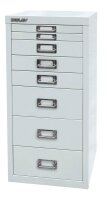 BISLEY MultiDrawer™ L298 Schubladenschrank lichtgrau 8 Schubladen 27,8 x 38,0 x 59,0 cm, 1 St.