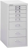 BISLEY MultiDrawer™ L298 Schubladenschrank lichtgrau 8 Schubladen 27,8 x 38,0 x 59,0 cm, 1 St.