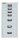BISLEY MultiDrawer™ L298 Schubladenschrank lichtgrau 8 Schubladen 27,8 x 38,0 x 59,0 cm, 1 St.
