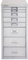 BISLEY MultiDrawer™ L298 Schubladenschrank silber 8 Schubladen 27,8 x 38,0 x 59,0 cm, 1 St.