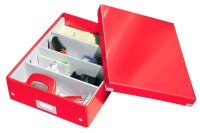LEITZ Click & Store Aufbewahrungsbox 900 Blatt rot 28,0 x 37,0 x 10,0 cm, 1 St.