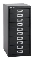 BISLEY MultiDrawer™ L2910 Schubladenschrank schwarz...
