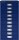 BISLEY MultiDrawer™ L2910 Schubladenschrank oxfordblau 10 Schubladen 27,8 x 38,0 x 59,0 cm, 1 St.