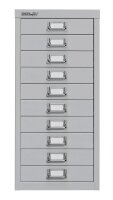 BISLEY MultiDrawer™ L2910 Schubladenschrank lichtgrau 10 Schubladen 27,8 x 38,0 x 59,0 cm, 1 St.