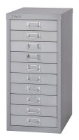 BISLEY MultiDrawer™ L2910 Schubladenschrank silber 10 Schubladen 27,8 x 38,0 x 59,0 cm, 1 St.