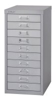 BISLEY MultiDrawer™ L2910 Schubladenschrank silber 10 Schubladen 27,8 x 38,0 x 59,0 cm, 1 St.