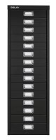 BISLEY MultiDrawer™ L3915 Schubladenschrank schwarz 15 Schubladen 27,8 x 38,0 x 85,7 cm, 1 St.