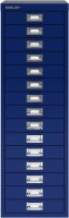 BISLEY MultiDrawer™ L3915 Schubladenschrank oxfordblau 15 Schubladen 27,8 x 38,0 x 85,7 cm, 1 St.
