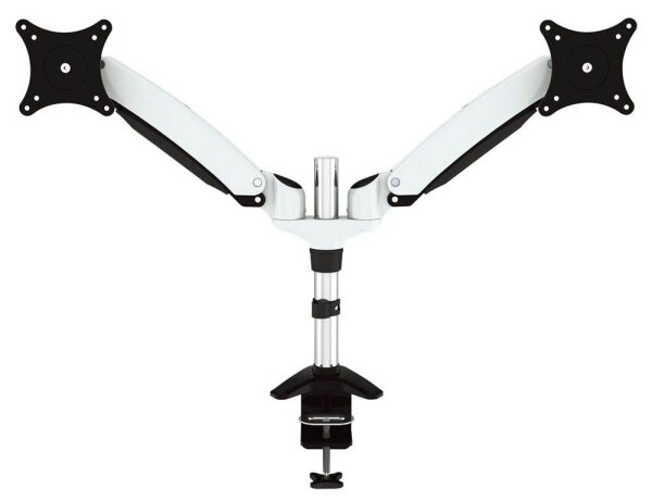 JENIMAGE Monitor-Halterung JI-FD220TK JI-FD220TK schwarz, weiß für 2 Monitore, Tischklemme