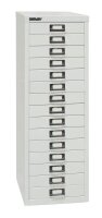 BISLEY MultiDrawer™ L3915 Schubladenschrank lichtgrau 15 Schubladen 27,8 x 38,0 x 85,7 cm, 1 St.