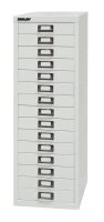 BISLEY MultiDrawer™ L3915 Schubladenschrank lichtgrau 15 Schubladen 27,8 x 38,0 x 85,7 cm, 1 St.