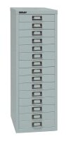 BISLEY MultiDrawer™ L3915 Schubladenschrank silber 15 Schubladen 27,8 x 38,0 x 85,7 cm, 1 St.