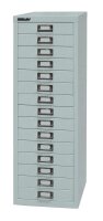 BISLEY MultiDrawer™ L3915 Schubladenschrank silber 15 Schubladen 27,8 x 38,0 x 85,7 cm, 1 St.