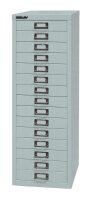 BISLEY MultiDrawer™ L3915 Schubladenschrank silber 15 Schubladen 27,8 x 38,0 x 85,7 cm, 1 St.