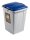 DURABLE Durabin 90 Mülleimer 90,0 l grau, blau, 1 St.