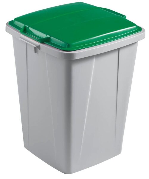 DURABLE Durabin 90 Mülleimer 90,0 l grau, grün, 1 St.