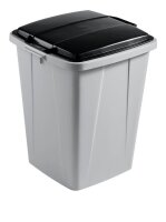 DURABLE Durabin 90 Mülleimer 90,0 l grau, schwarz, 1...