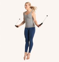 Swedish Posture® Jump Digital Springseil schwarz