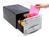 EXPONENT CD-/DVD-Box schwarz, 1 St.