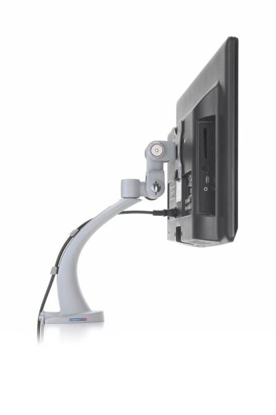 EXPONENT Monitor-Halterung Deluxe 50805 50834 silber für 1 Monitor, Tischklemme