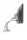 EXPONENT Monitor-Halterung Deluxe 50805 50834 silber für 1 Monitor, Tischklemme