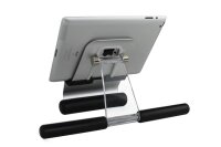 rain design Tablet-Ständer iRest 10035 schwarz, silber für 1 Tablet, Tischständer