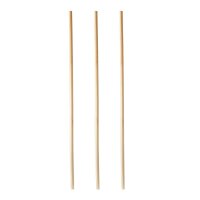 PAPSTAR Strohhalme pure braun Stroh, 100 St.