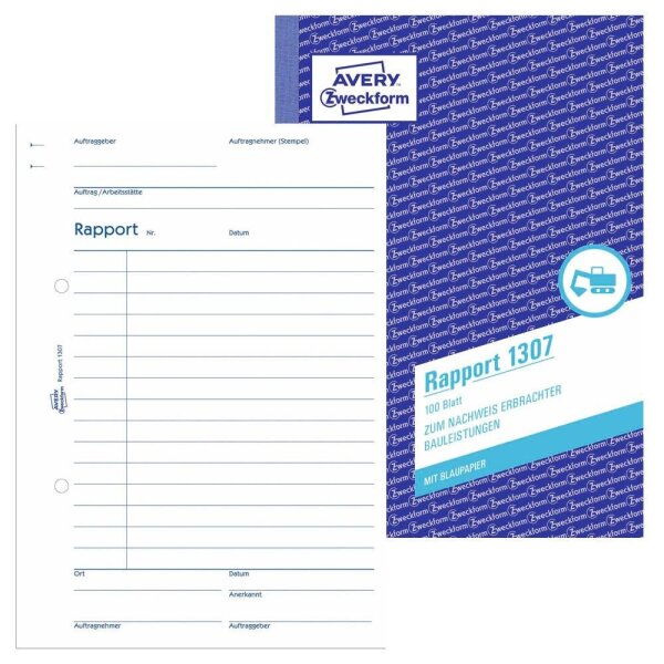 AVERY Zweckform Rapport Formularbuch 1307, 1 St.