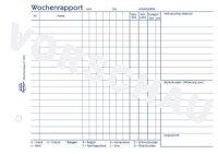 AVERY Zweckform Wochenrapport Formularbuch 1310, 1 St.