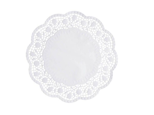 PAPSTAR Tortenspitzen rund weiß Ø 30,0 cm, 250 St.