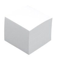 Notizzettel geleimt weiß 9,0 x 9,0 cm, ca. 800...
