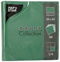 PAPSTAR Servietten Daily Collection grün 2-lagig...