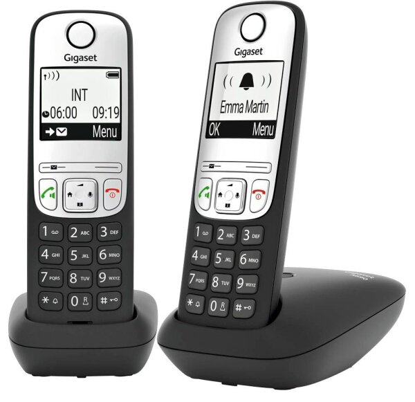 Gigaset A690 Duo Schnurloses Telefon-Set schwarz