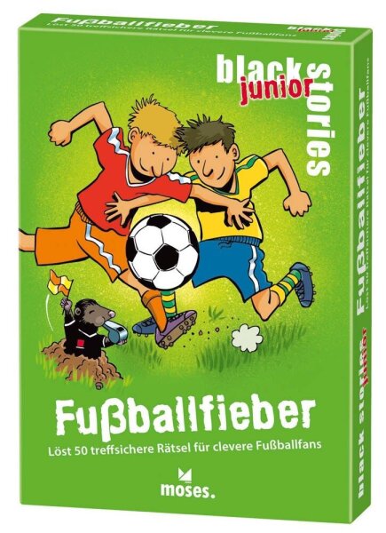 moses black stories junior - Fußballfieber Rätsel, 1 St.