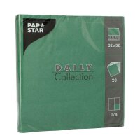 PAPSTAR Servietten Daily Collection grün 2-lagig...