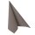 PAPSTAR Servietten grau 3-lagig 40,0 x 40,0 cm, 50 St.