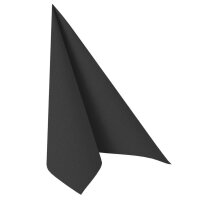 PAPSTAR Servietten schwarz 3-lagig 40,0 x 40,0 cm, 50 St.