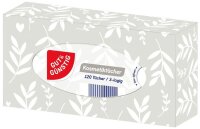 GUT&GÜNSTIG Kosmetiktücherbox 3-lagig weiß, 120 Tücher