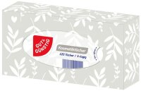 GUT&GÜNSTIG Kosmetiktücherbox 3-lagig weiß, 120 Tücher