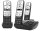 Gigaset A690A Trio Schnurloses Telefon-Set mit Anrufbeantworter schwarz