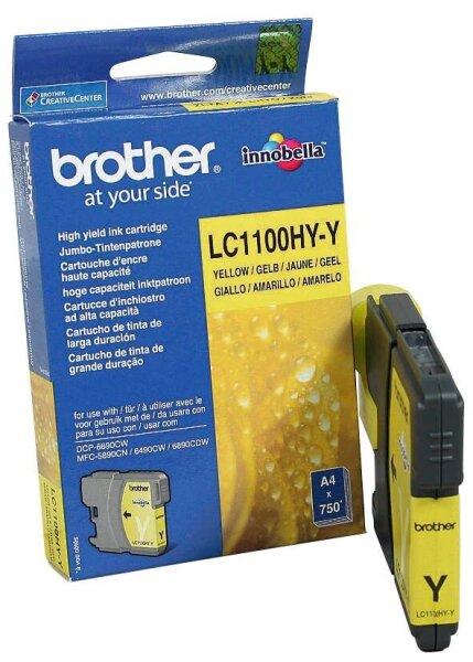 brother LC-1100HYY gelb Druckerpatrone