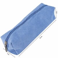 ONLINE® Schlampermäppchen blau, 22,0 x 7,0 cm