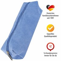ONLINE® Schlampermäppchen blau, 22,0 x 7,0 cm