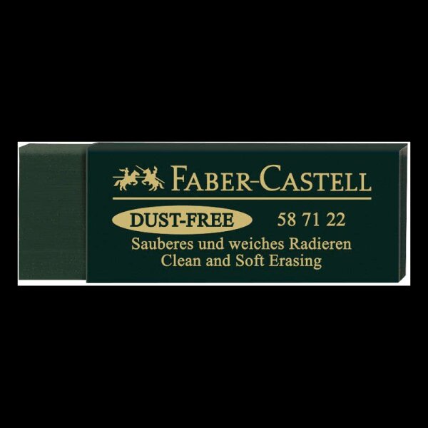 FABER-CASTELL Radiergummi Dust free grün, 1 St.