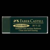 FABER-CASTELL Radiergummi Dust free grün, 1 St.