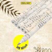 ONLINE® Save My World Bleistifte HB grau, 6 St.
